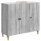 vidaXL Πλαϊνό γραφείο Γκρι Sonoma 89 x 34,5 x 80 εκ Επεξεργασμένο Ξύλο