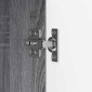 vidaXL Πλαϊνό γραφείο Γκρι Sonoma 89 x 34,5 x 80 εκ Επεξεργασμένο Ξύλο