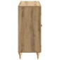 vidaXL Πλαϊνό γραφείο Artisan Δρυς 89 x 34,5 x 80 εκ