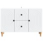 vidaXL Ντουλάπι TV Λευκό 89 x 34,5 x 60 εκ. Επεξεργασμένο Ξύλο