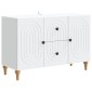 vidaXL Ντουλάπι TV Λευκό 89 x 34,5 x 60 εκ. Επεξεργασμένο Ξύλο