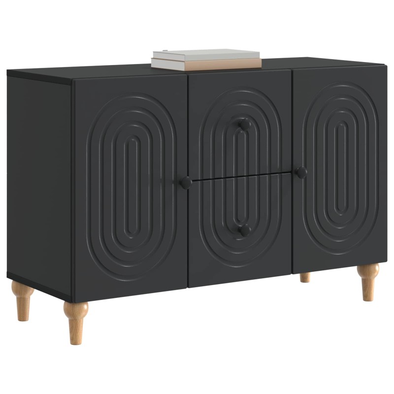 vidaXL Ντουλάπι TV Μαύρο 89 x 34,5 x 60 εκ. Επεξεργασμένο Ξύλο