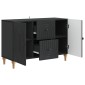 vidaXL Ντουλάπι TV Μαύρο 89 x 34,5 x 60 εκ. Επεξεργασμένο Ξύλο