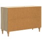 vidaXL Ντουλάπι TV Sonoma Δρυς 89 x 34,5 x 60 εκ. Επεξεργασμένο Ξύλο
