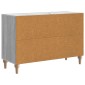 vidaXL Ντουλάπι TV Γκρι Sonoma 89 x 34,5 x 60 εκ. Επεξεργασμένο Ξύλο