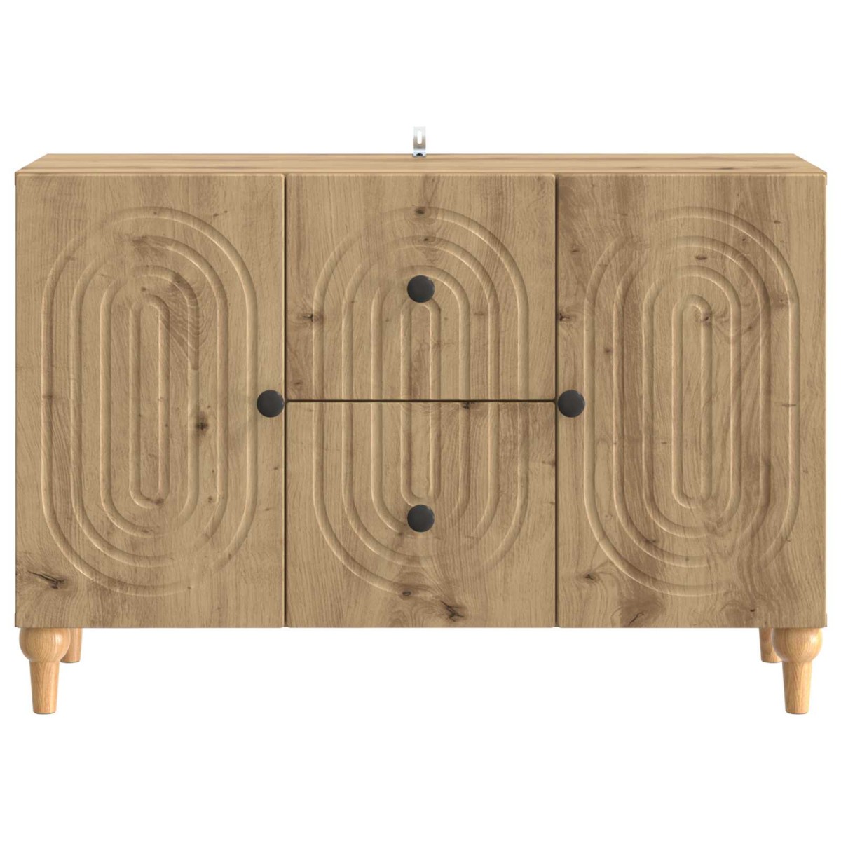 vidaXL Ντουλάπι TV Artisan Δρυς 89 x 34,5 x 60 εκ. Επεξεργασμένο Ξύλο