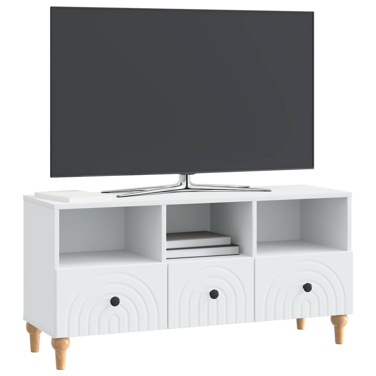 vidaXL Ντουλάπι TV Λευκός 102 x 34,5 x 50 εκ.