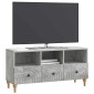 vidaXL Ντουλάπι TV Σκυρόχρωμο Γκρι 102 x 34,5 x 50 εκ.
