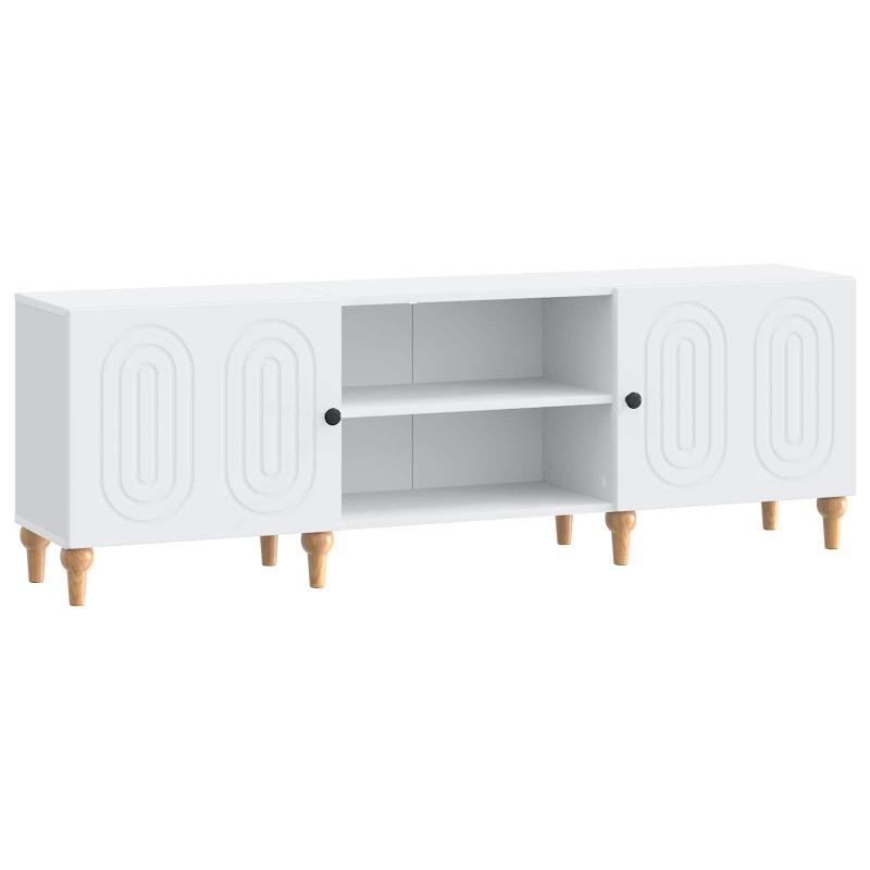vidaXL Ντουλάπι TV Λευκό 150 x 31 x 50 εκ. Επεξεργασμένο Ξύλο