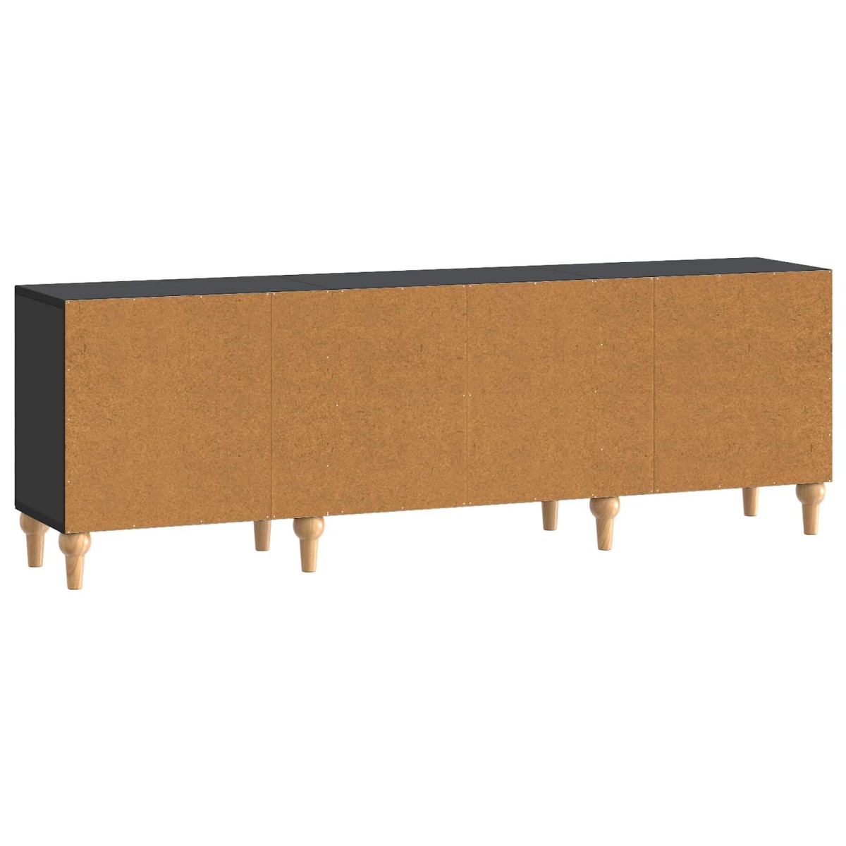 vidaXL Ντουλάπι TV Μαύρο 150 x 31 x 50 εκ. Επεξεργασμένο Ξύλο