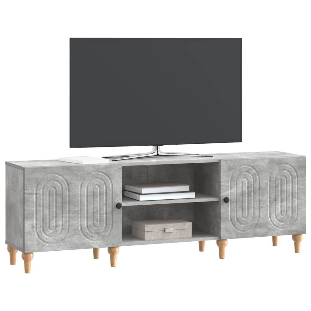 vidaXL Ντουλάπι TV Γκρι Σκυροδέματος 150 x 31 x 50 εκ.