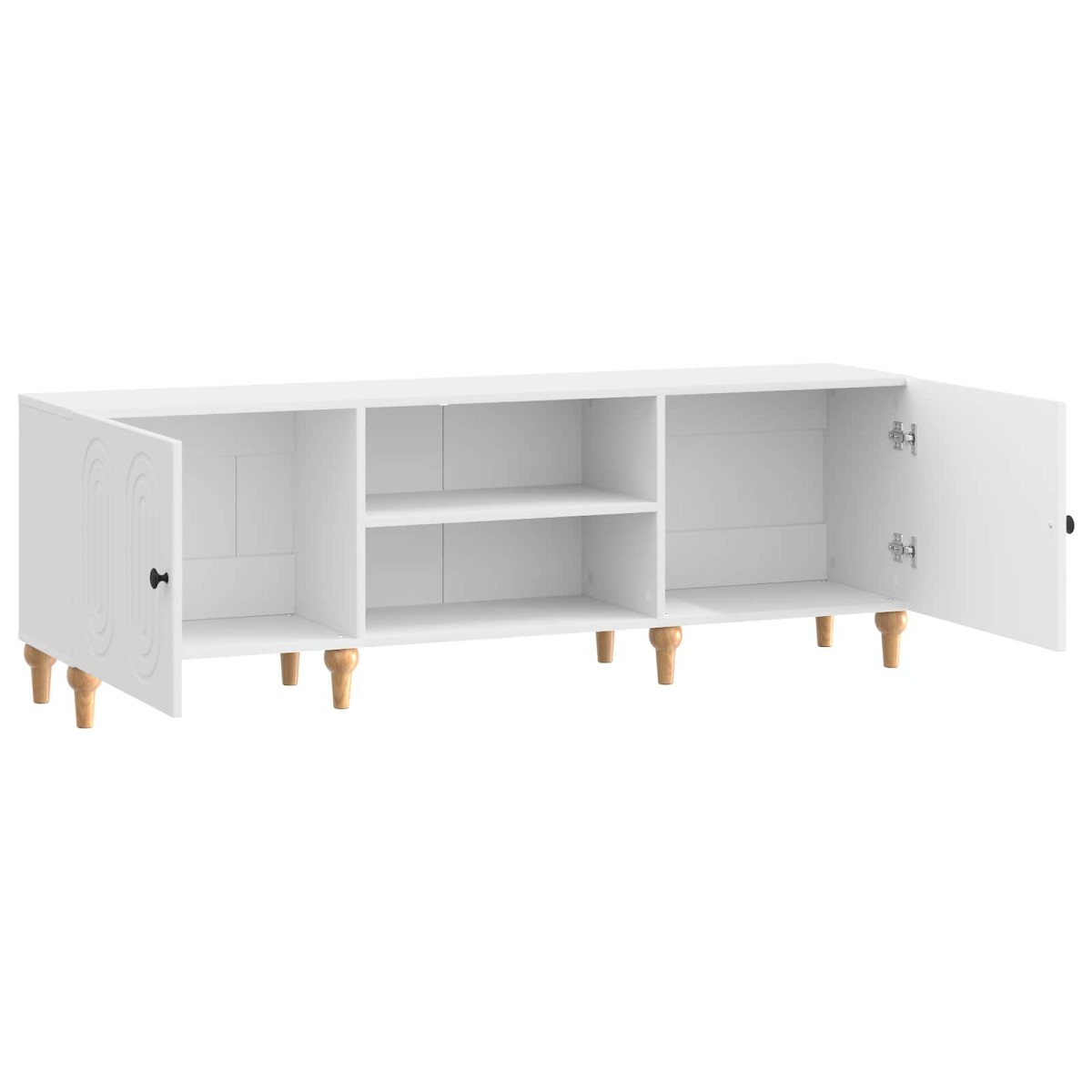 vidaXL Ντουλάπι TV Γυαλιστερό Λευκό 150 x 31 x 50 εκ.