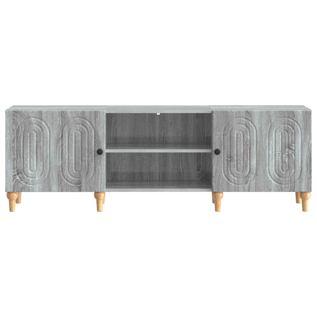 vidaXL Ντουλάπι TV Γκρι Sonoma 150 x 31 x 50 εκ. Επεξεργασμένο Ξύλο