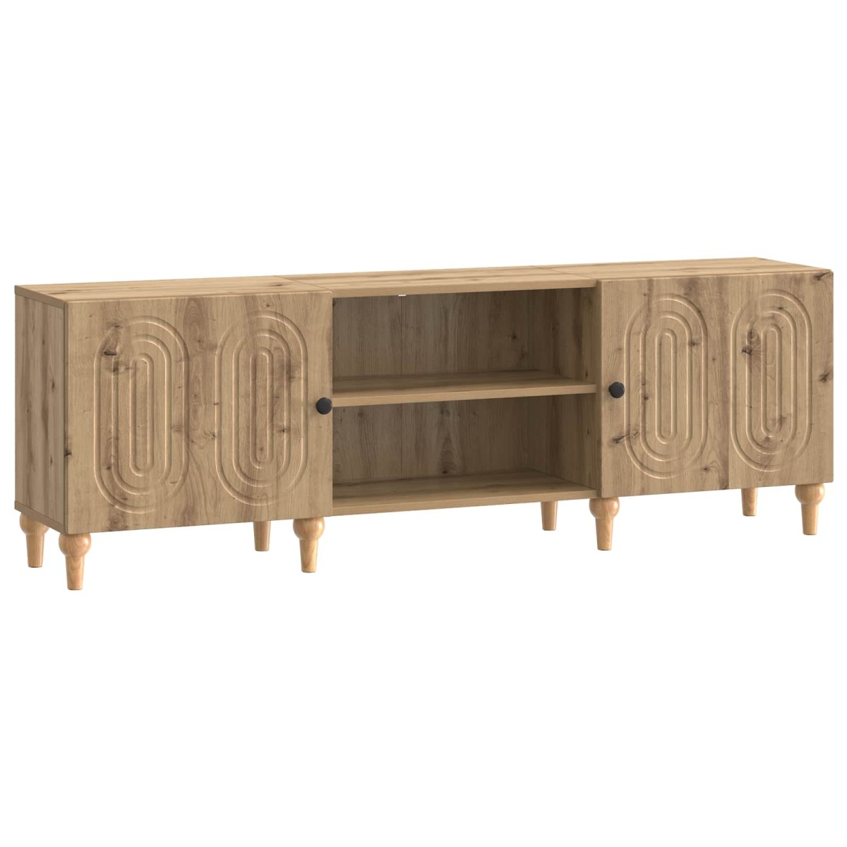 vidaXL Ντουλάπι TV 150 x 31 x 50 εκ. Artisan Δρυς Επεξεργασμένο Ξύλο