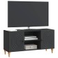 vidaXL Ντουλάπι TV Μαύρο 102 x 34,5 x 50 εκ. Επεξεργασμένο Ξύλο