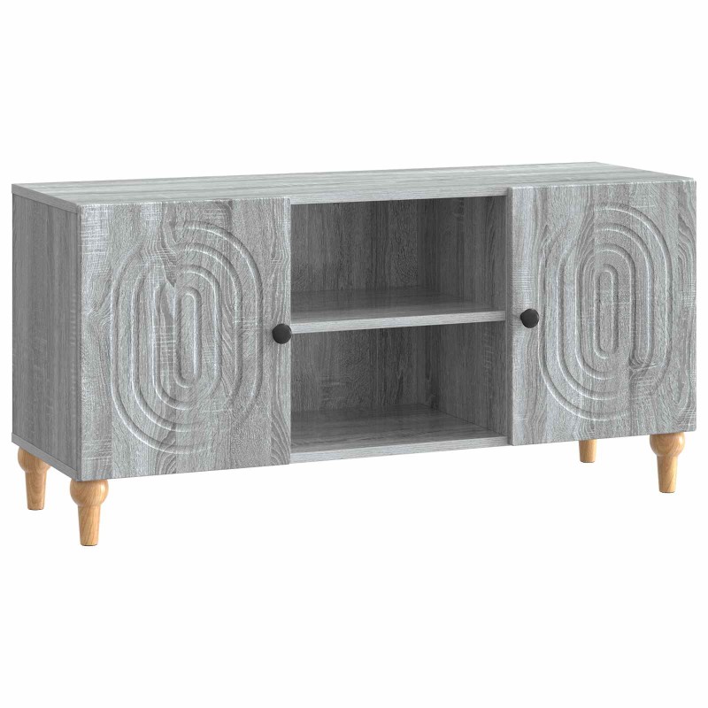 vidaXL Ντουλάπι TV Γκρι Sonoma 102 x 34,5 x 50 εκ. Επεξεργασμένο Ξύλο