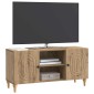 vidaXL Ντουλάπι TV 102 x 34,5 x 50 εκ. Artisan Δρυς Επεξεργασμένο Ξύλο