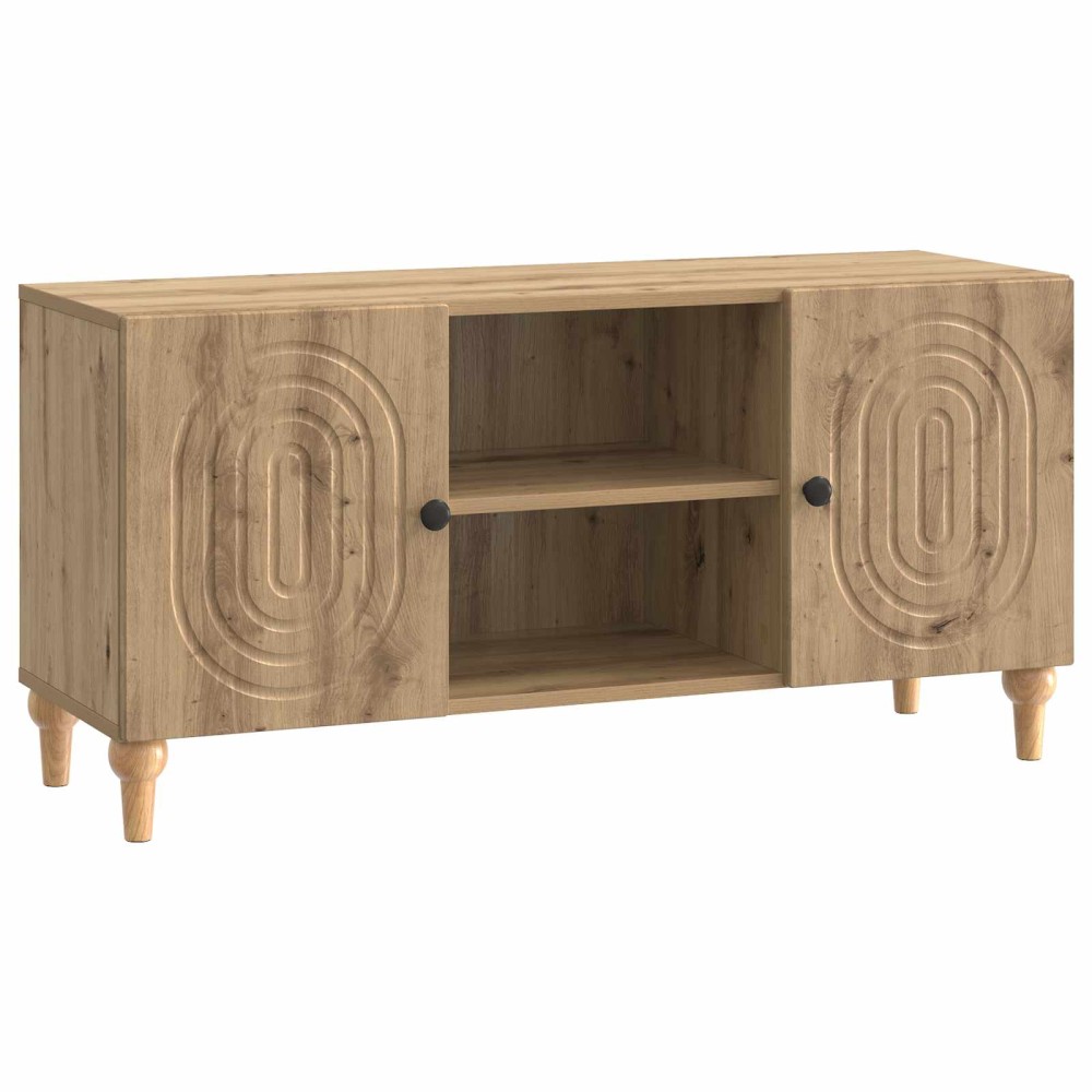 vidaXL Ντουλάπι TV 102 x 34,5 x 50 εκ. Artisan Δρυς Επεξεργασμένο Ξύλο