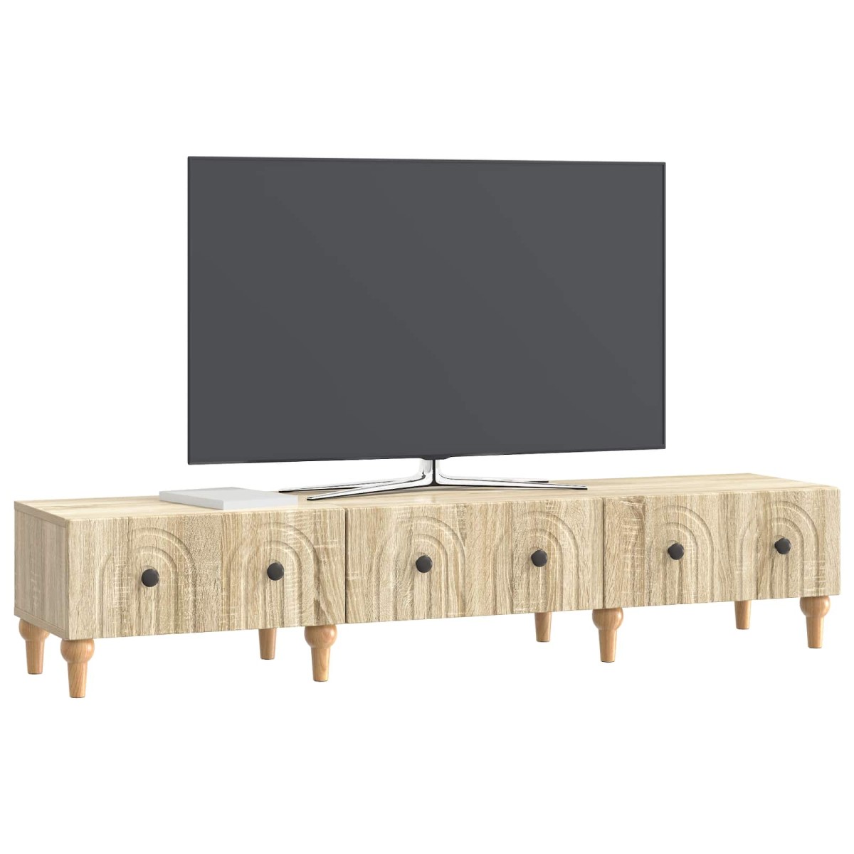 vidaXL Ντουλάπι TV Sonoma Δρυς 147 x 34,5 x 30 εκ Επεξεργασμένο Ξύλο