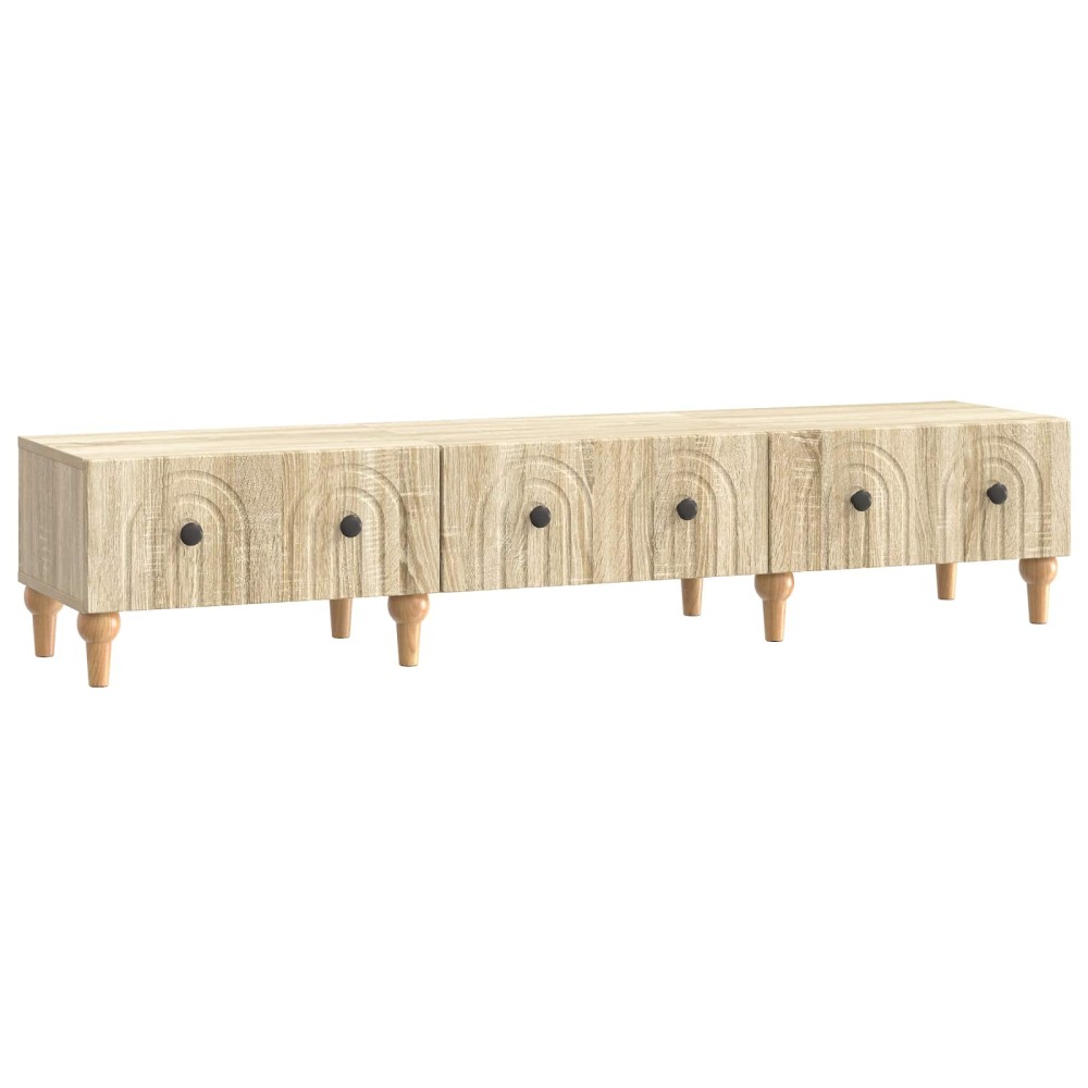 vidaXL Ντουλάπι TV Sonoma Δρυς 147 x 34,5 x 30 εκ Επεξεργασμένο Ξύλο