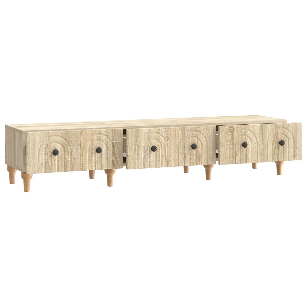 vidaXL Ντουλάπι TV Sonoma Δρυς 147 x 34,5 x 30 εκ Επεξεργασμένο Ξύλο