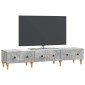 vidaXL Ντουλάπι TV με συρτάρι Γκρι Σκυροδέματος 147 x 34,5 x 30 εκ