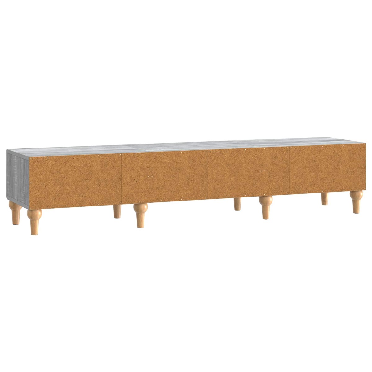 vidaXL Ντουλάπι TV Γκρι Sonoma 147 x 34,5 x 30 εκ Επεξεργασμένο Ξύλο