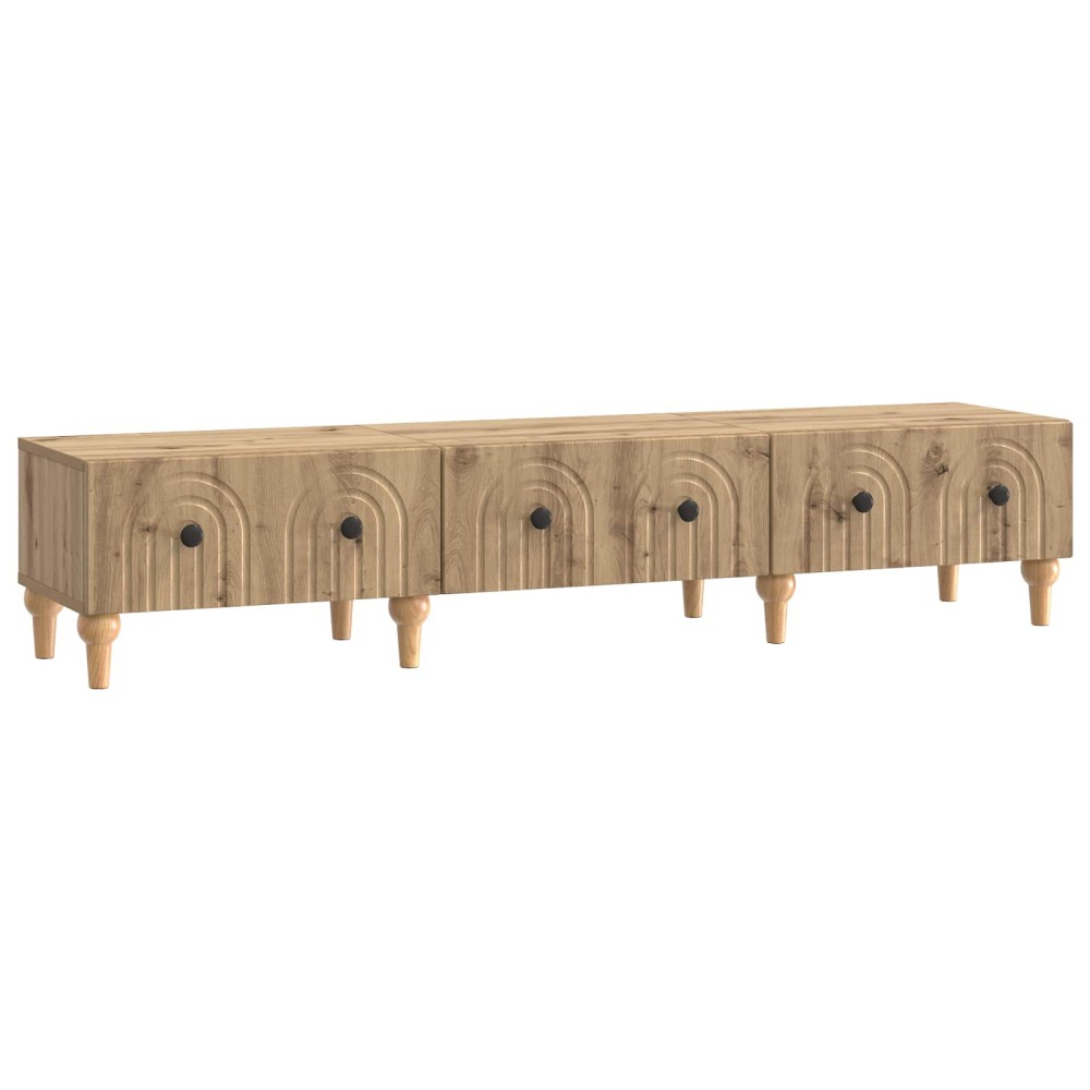 vidaXL Ντουλάπι TV 147 x 34,5 x 30 εκ Artisan Δρυς Επεξεργασμένο Ξύλο