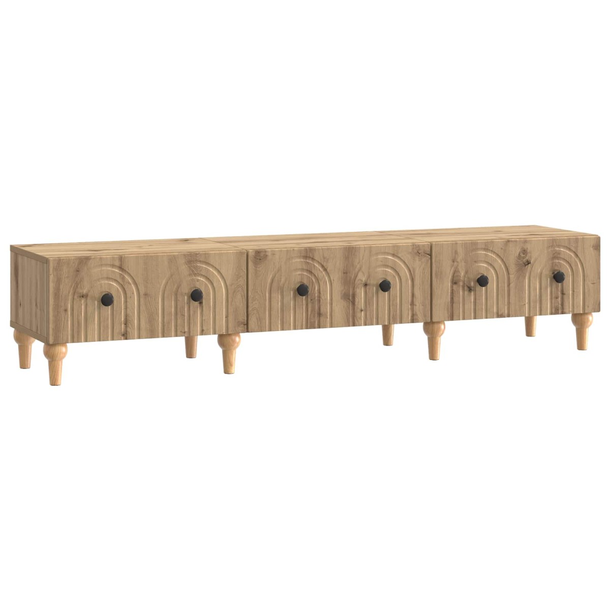 vidaXL Ντουλάπι TV 147 x 34,5 x 30 εκ Artisan Δρυς Επεξεργασμένο Ξύλο