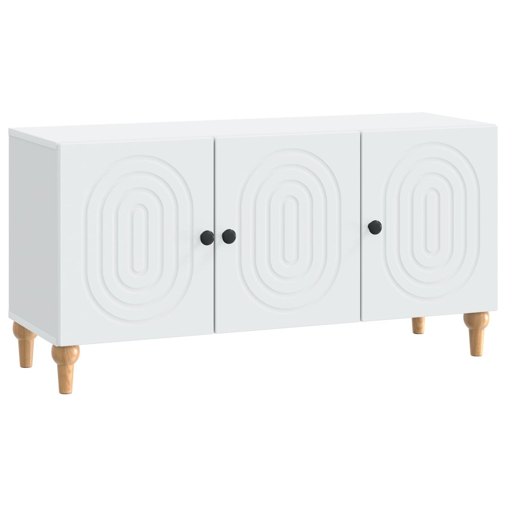 vidaXL Ντουλάπι TV Λευκό 99 x 34,5 x 50 εκ. Επεξεργασμένο Ξύλο