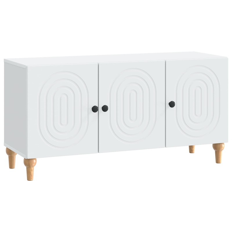 vidaXL Ντουλάπι TV Λευκό 99 x 34,5 x 50 εκ. Επεξεργασμένο Ξύλο