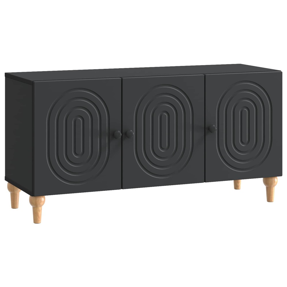 vidaXL Ντουλάπι TV Μαύρο 99 x 34,5 x 50 εκ. Επεξεργασμένο Ξύλο