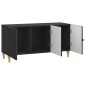 vidaXL Ντουλάπι TV Μαύρο 99 x 34,5 x 50 εκ. Επεξεργασμένο Ξύλο