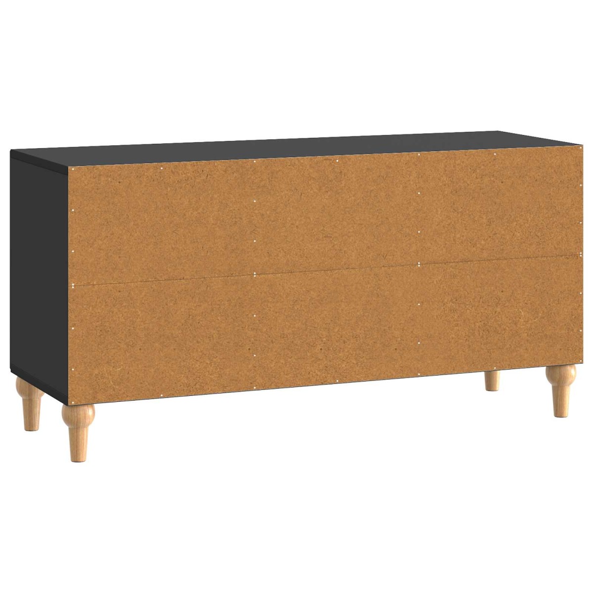 vidaXL Ντουλάπι TV Μαύρο 99 x 34,5 x 50 εκ. Επεξεργασμένο Ξύλο