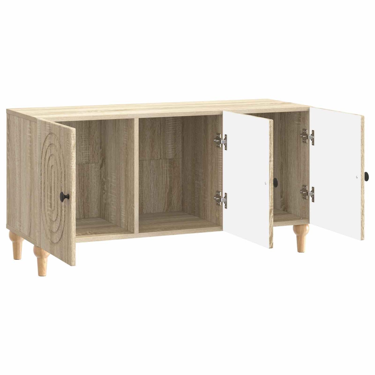 vidaXL Ντουλάπι TV Sonoma Δρυς 99 x 34,5 x 50 εκ. Επεξεργασμένο Ξύλο