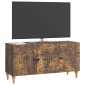 vidaXL Ντουλάπι TV Καπνισμένο Ξύλο Δρυός 99 x 34,5 x 50 εκ.