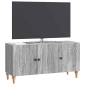 vidaXL Ντουλάπι TV Γκρι Sonoma 99 x 34,5 x 50 εκ. Επεξεργασμένο Ξύλο