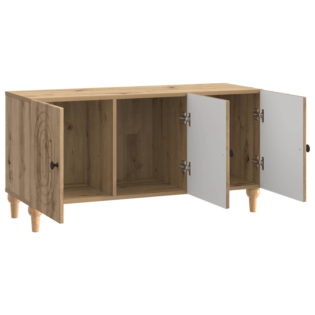 vidaXL Ντουλάπι TV 99 x 34,5 x 50 εκ. Artisan Δρυς Επεξεργασμένο Ξύλο