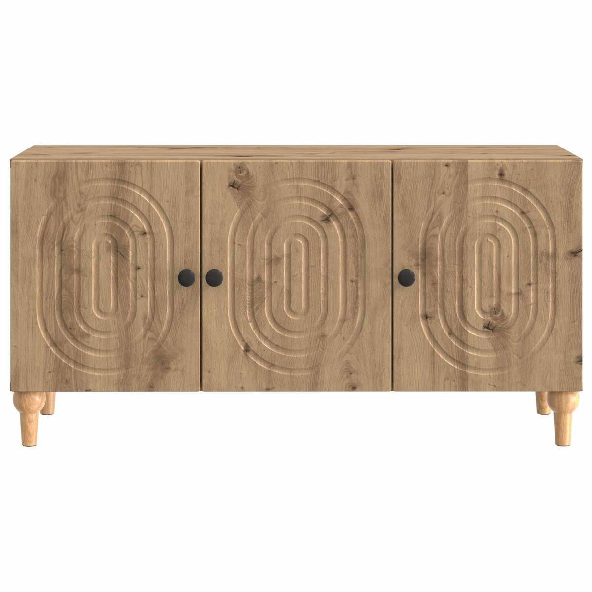 vidaXL Ντουλάπι TV 99 x 34,5 x 50 εκ. Artisan Δρυς Επεξεργασμένο Ξύλο