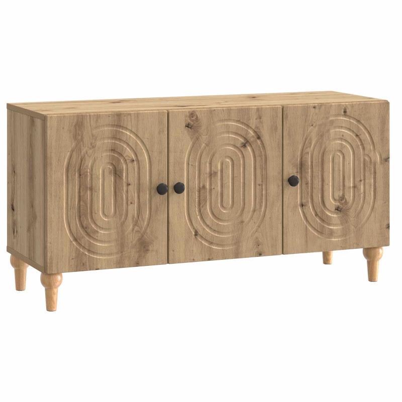 vidaXL Ντουλάπι TV 99 x 34,5 x 50 εκ. Artisan Δρυς Επεξεργασμένο Ξύλο