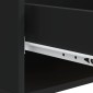 vidaXL Τραπεζάκι σαλονιού Μαύρο 49 x 50 x 40 εκ Επεξεργασμένο Ξύλο