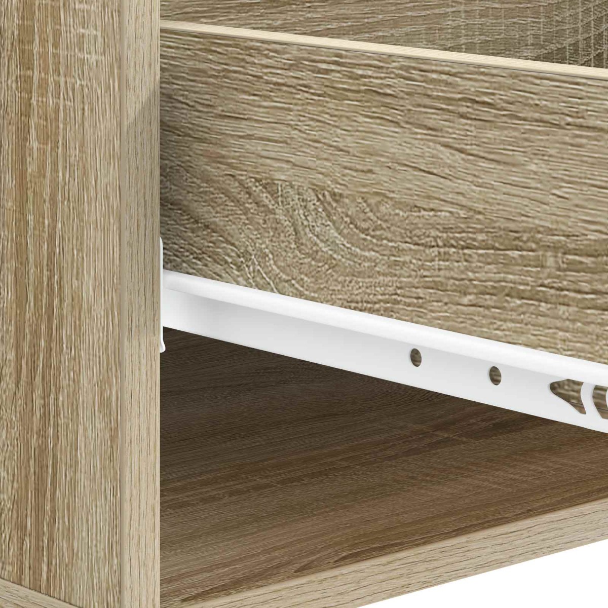 vidaXL Τραπεζάκι σαλονιού με συρτάρι Sonoma Δρυς 49 x 50 x 40 εκ