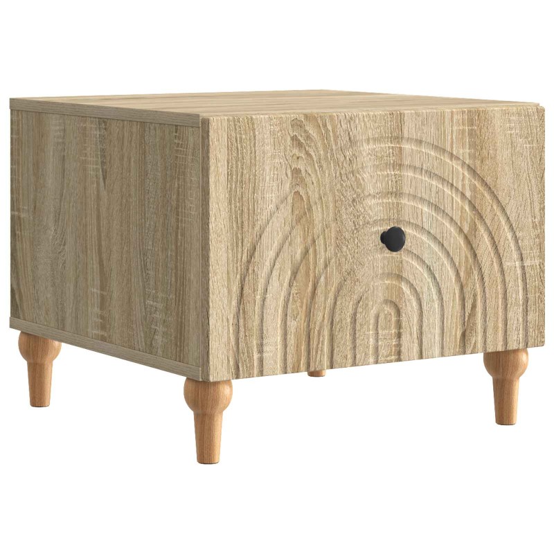 vidaXL Τραπεζάκι σαλονιού με συρτάρι Sonoma Δρυς 49 x 50 x 40 εκ
