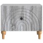 vidaXL Τραπεζάκι σαλονιού με συρτάρι Γκρι Sonoma 49 x 50 x 40 εκ