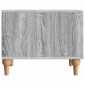 vidaXL Τραπεζάκι σαλονιού με συρτάρι Γκρι Sonoma 49 x 50 x 40 εκ