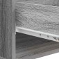 vidaXL Τραπεζάκι σαλονιού με συρτάρι Γκρι Sonoma 49 x 50 x 40 εκ