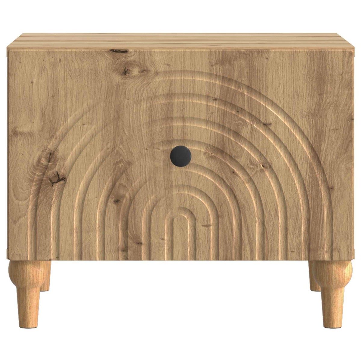 vidaXL Τραπεζάκι σαλονιού Artisan Δρυς 49 x 50 x 40 εκ