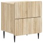 vidaXL Κομοδίνο Sonoma Δρυς 43 x 34,5 x 49,5 εκ Επεξεργασμένο Ξύλο