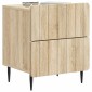 vidaXL Κομοδίνο 2 τεμ. Sonoma Δρυς 43 x 34,5 x 49,5 εκ