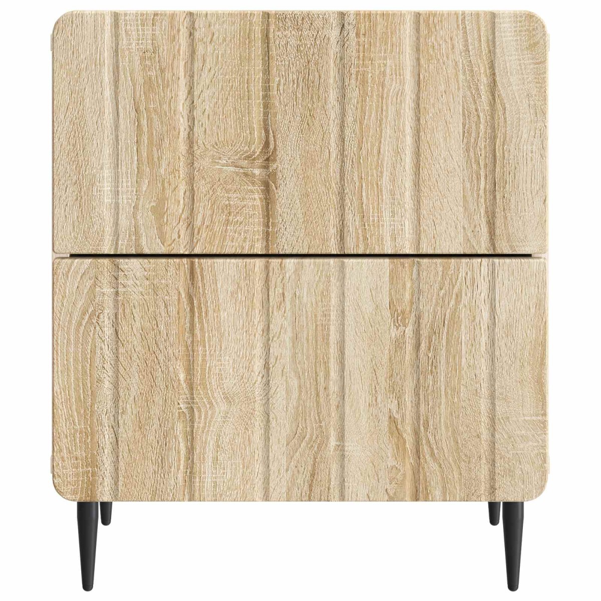 vidaXL Κομοδίνο 2 τεμ. Sonoma Δρυς 43 x 34,5 x 49,5 εκ
